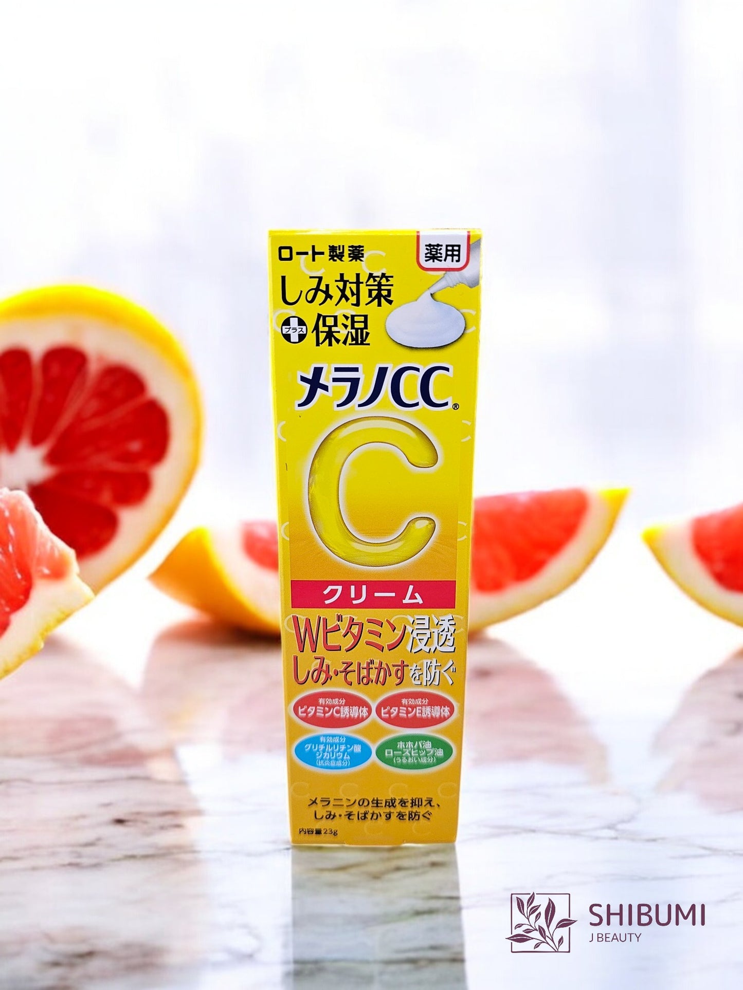 ROHTO MENTHOLATUM Melano CC Crema Humectante Vitamina C - Shibumi