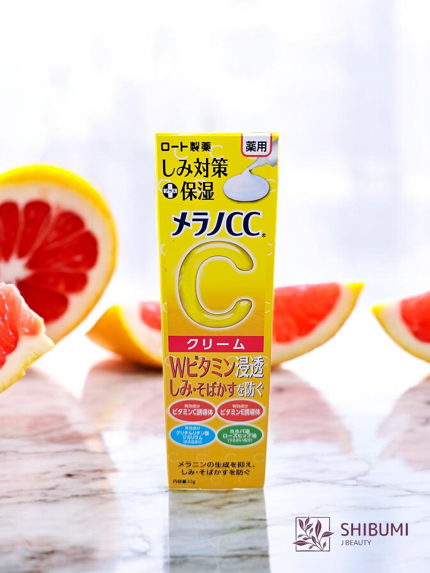 ROHTO MENTHOLATUM Melano CC Crema Humectante Vitamina C - Shibumi