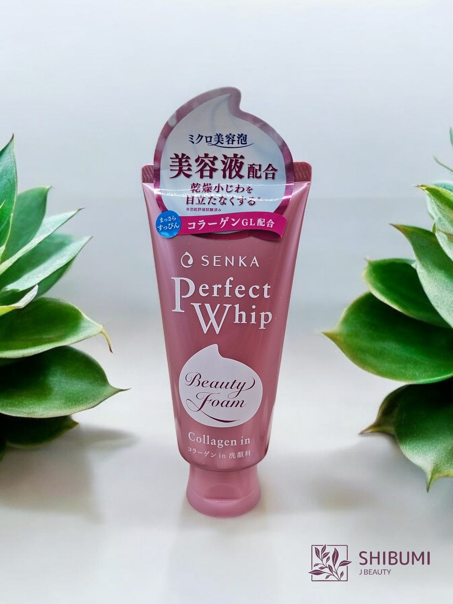 SENKA Perfect Whip Espuma Facial Japonesa - Colágeno Hidratante - Shibumi