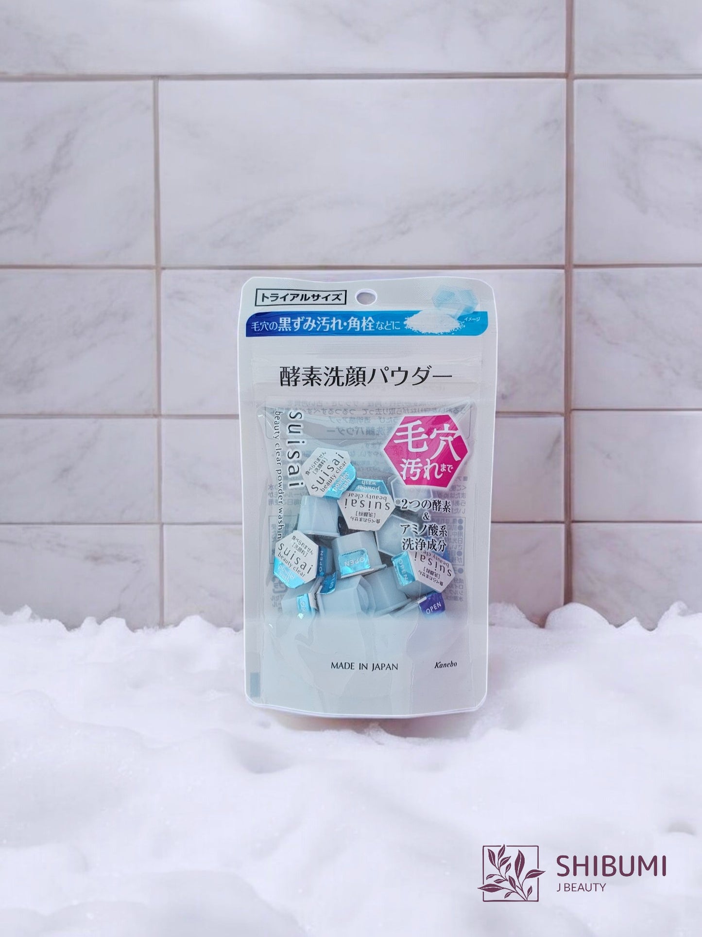 Kanebo Suisai Polvo Limpiador Facial (0.4g x 15) - Shibumi