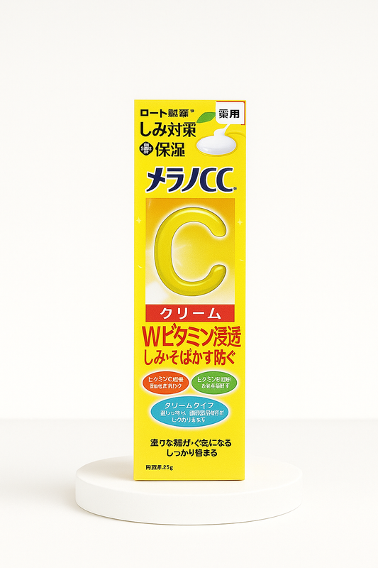 ROHTO MENTHOLATUM Melano CC Crema Humectante Vitamina C - Shibumi