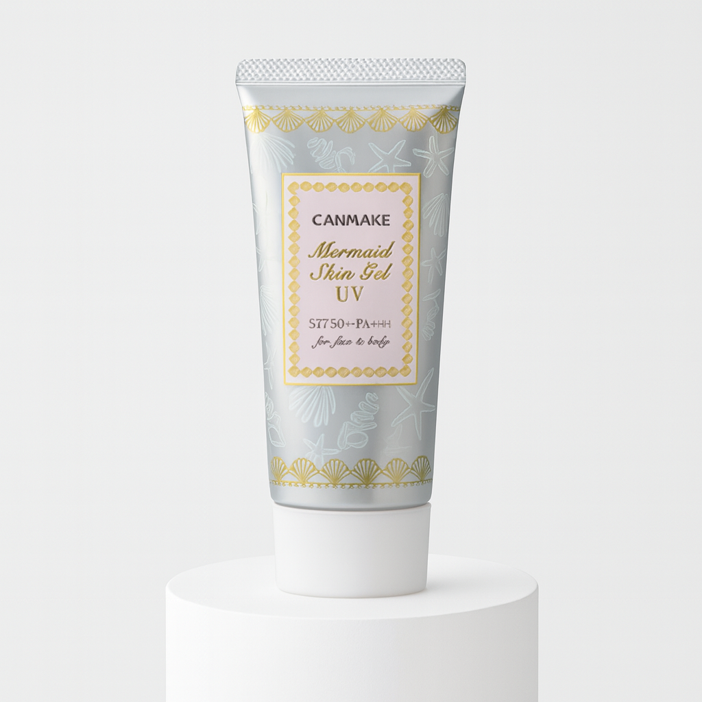 CANMAKE Protector Solar en Gel “Mermaid Skin” Transparente SPF50 – 40g - Shibumi